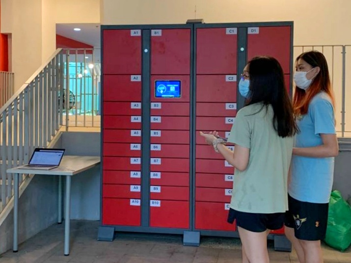 Cates: New lockers for food deliveries now available at Nanyang Crescent and North Hill halls